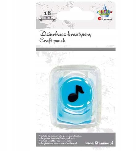 Creatieve Papiersnijder "Muzieknoot" - 18mm