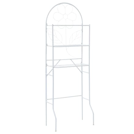 vidaXL - Badkamerrek - 60x33x174 - cm - wit