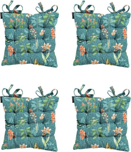 Madison - Zitkussen - Universeel - 4st - 46 x 46cm - Clea Blue - Blauw