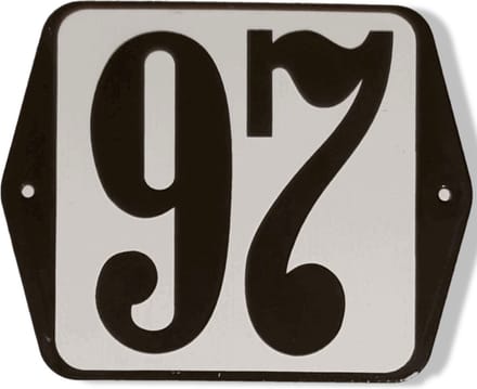 Huisnummer standaard nummer 97