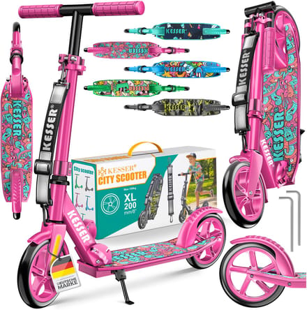 KESSER® Stuntstep - Kinderstep - Step voor Kinderen en Volwassenen tot 100kg en 185cm lang