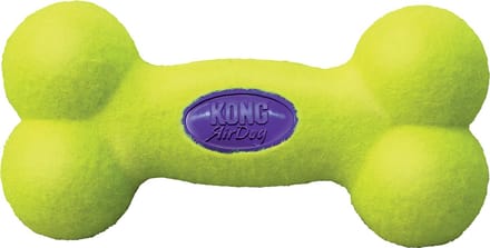 Kong Air Bone Medium 1 St - Piepend Speelgoed - 12 cm x 130 mm x 44 mm - Groen