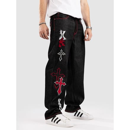 Ninth Hall Ambush Crosses Jeans zwart