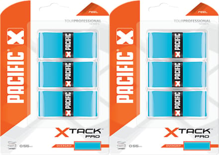 Pacific X Tack Pro Overgrip Duo Pack Blauw Uitvoering : Duo Pack Lichtblauw