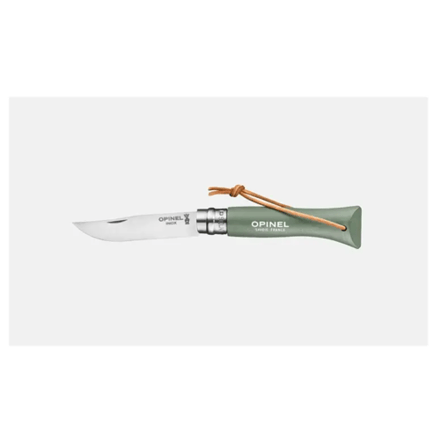Opinel Zakmes N°06 met Koord (Maat - N°06, Kleur - Sage)