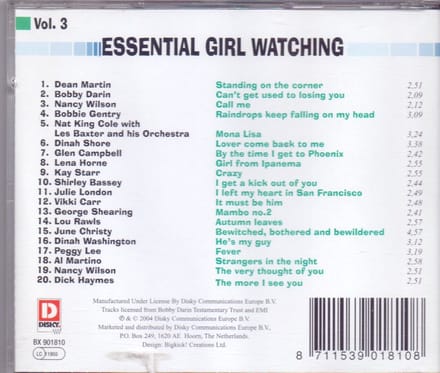 1-CD Various - Essential Girl watching, Vol. 3 (2004)