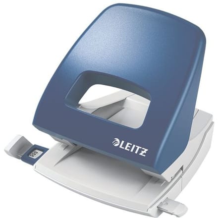 Leitz NeXXt Perforator - Perforeert Tot 25 Vel - Voor Mappen En Ringbanden - Blauw - Ideaal Voor Thuiskantoor
