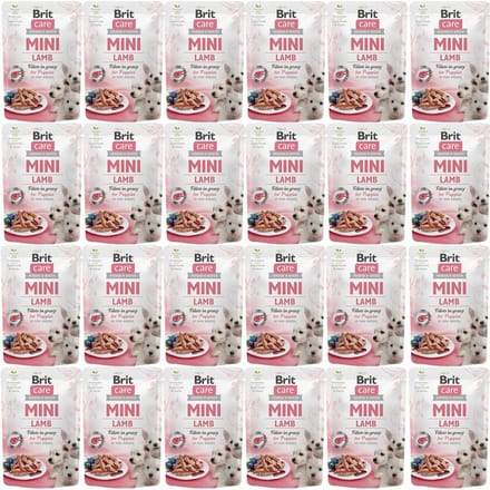 Brit Care Mini Serie - Natvoer voor Puppy - Lam - 24x85g