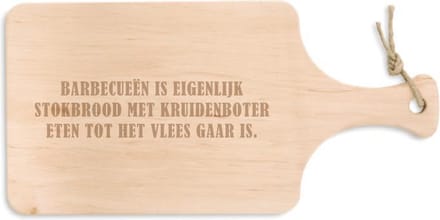 Broodplank BBQ | borrelplank | broodplank hout | barbecueën is stokbrood eten