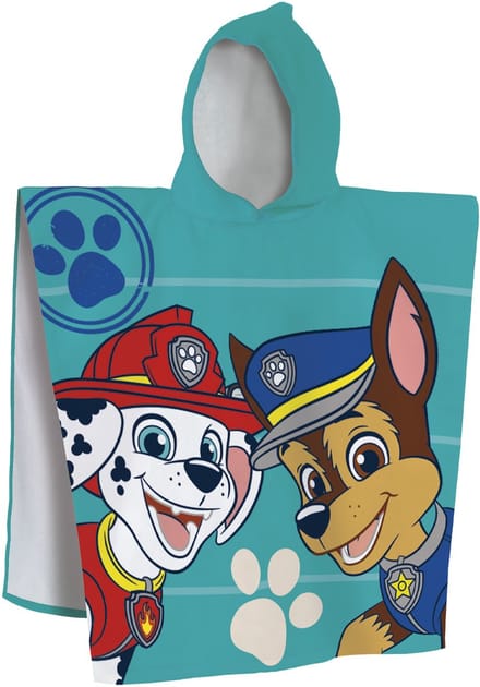 PAW Patrol Poncho / Badcape, Summer - 60 x 120 cm - Katoen