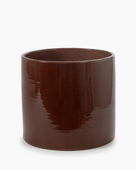Vincent Van Duysen Flower Pot B7625004-704 04 Brown Vaso 41 cm