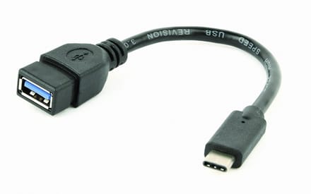 USB 3.0 naar USB-C adapter kabel (CM/AF) 0.20 meter