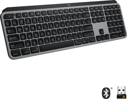 Logitech MX Keys voor Mac - Toetsenbord - Draadloos - QWERTZ ISO - Grijs