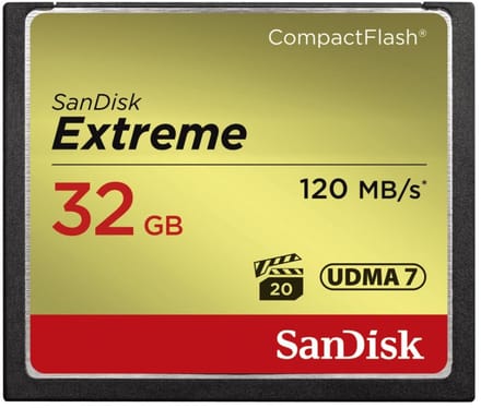 Sandisk CompactFlash Extreme 32GB (120/85)