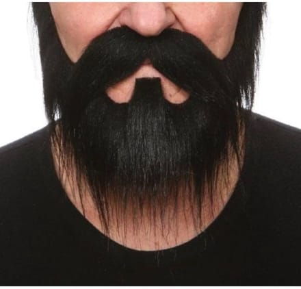 Luxe Zwarte Houthakker Baard