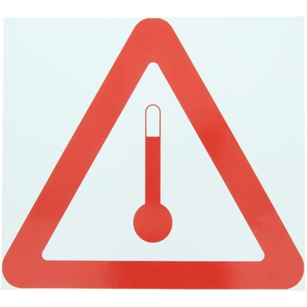 Waarschuwings-/informatiesticker CARGOPARTS CARGO-T094