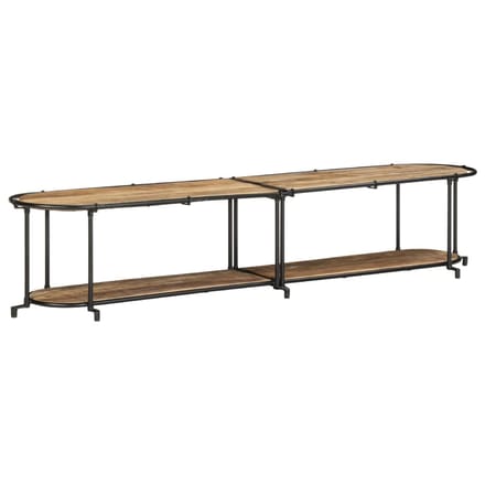 vidaXL - Tv-meubel - 200x42x40 - cm - massief - ruw - mangohout