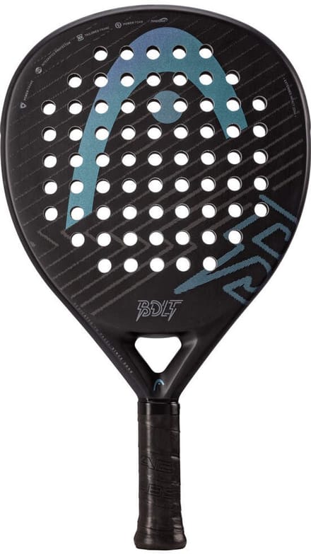 Head Bolt 2025 Padelracket - instap padelracket - 340/360 gram - unisex - Zwart/PR