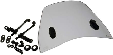 Scooter Windscherm - Windgeleider Verkeer - Bescherming Rijden - Transparant Rookgrijs - 500 g - Transparant