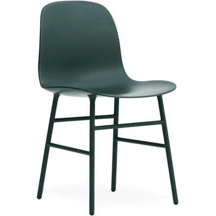 Normann Copenhagen - Form stoel met metalen frame - groen