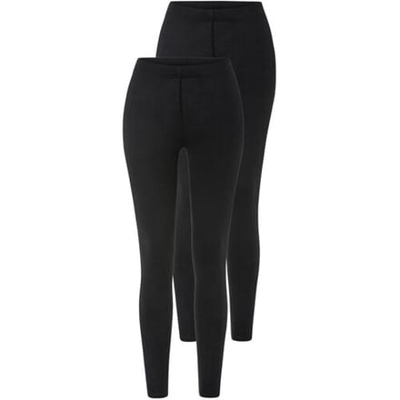ESMARA 2 dames leggings (Zwart, XS (32/34))