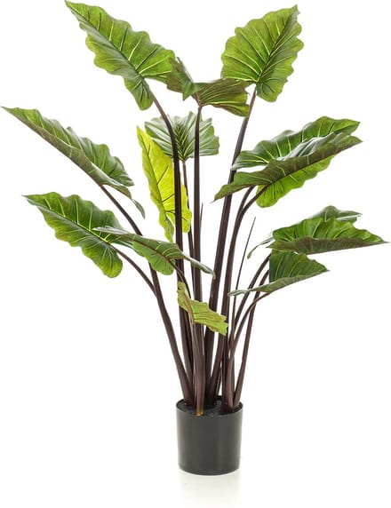 Emerald - Kunstplant Colocasia 130cm - Kunstplant voor binnen