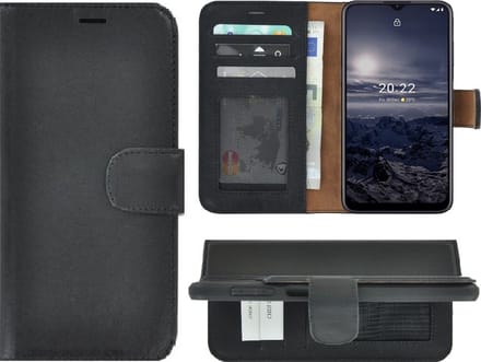 MoDo hoesje Geschikt voor Nokia G11/ G21 - Leer Book Case - Zwart