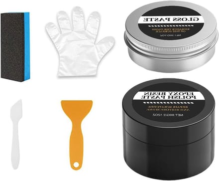 Hars Polijstset - Krasverwijderaar Wax - Afwerking Herstellen - Voor Diverse Materialen - 60g + 30g - Niet Gespecificeerd