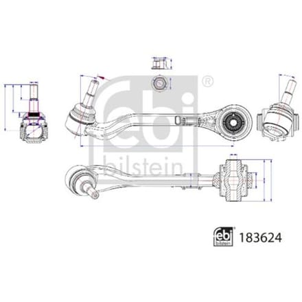 Draagarm, wielophanging FEBI BILSTEIN 183624