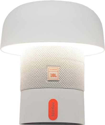 Kooduu Sensa Play Mini - Draabare Speaker Lamp - Krachtig Geluid - Dimbaar Licht - Cloudy White