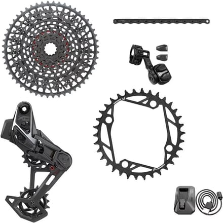 Complete axs t-type fiets kit zonder cranks Sram X0 104BCD 36D 10/52