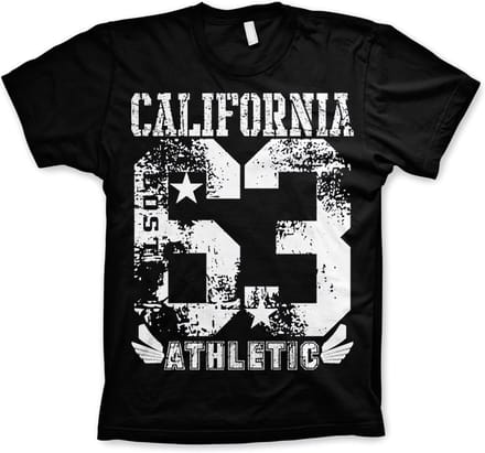 Hybris California 63 sport-T-shirt, zwart