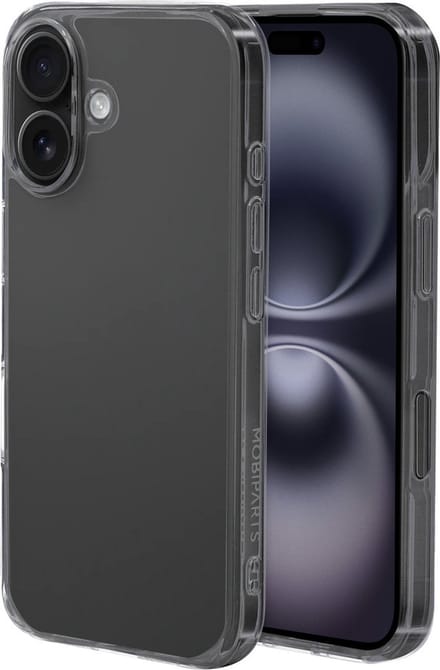 Mobiparts hoesje geschikt voor Apple iPhone 16 - Hardcover - Transparant