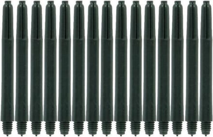 Darts Set zwarte medium shafts 10 sets (30 stuks) - medium - dartshafts - dart shafts