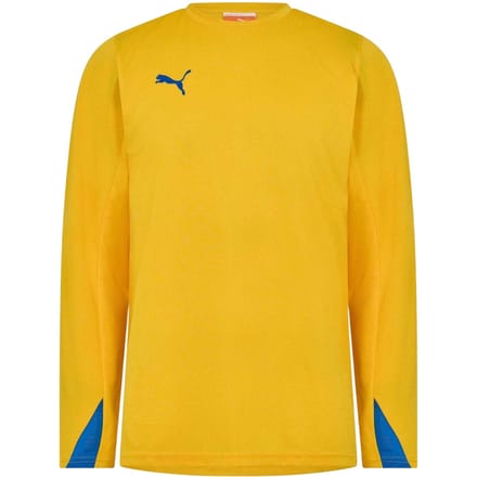 Puma Heren Team Shirt Met Lange Mouwen (Geel)