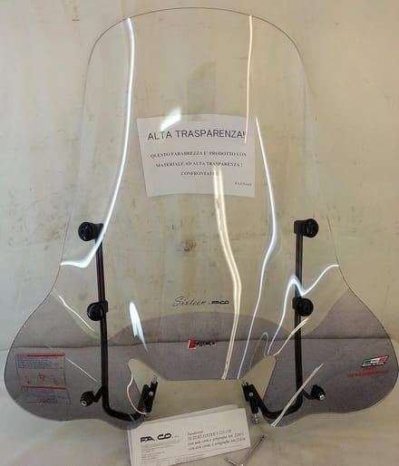 Motorwindscherm - Scooter Voorruit - Bescherming Tegen Wind - Voertuigspecifieke Pasvorm - 700x740mm - Transparant