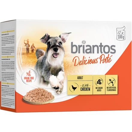 Voordeelpakket Briantos Delicious Paté 48 x 100 g - Kip