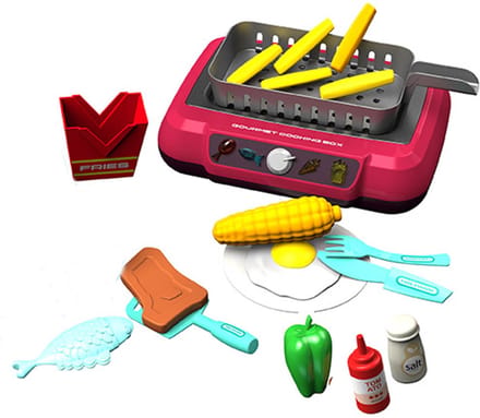 Plancha-grillset met licht en geluid