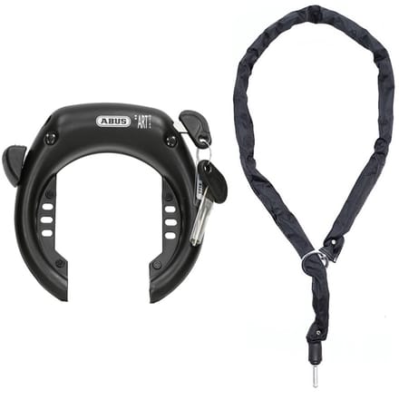Abus Shield 5650 Large ART2 inclusief 140cm insteekketting - Zwart