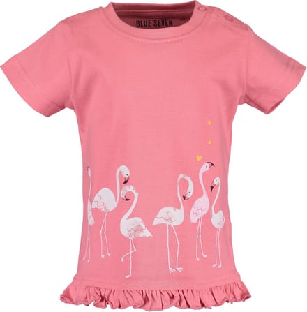 Blue Seven Meisjes T-shirt - Zalmroze - Maat 80