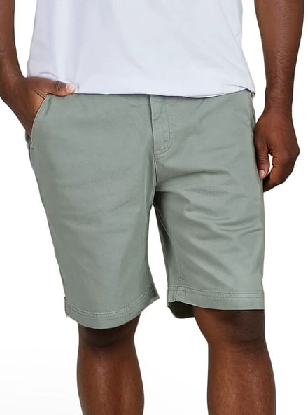 riverso Heren Short RIVConnor regular/straight Groen L Volwassenen Stretch zomershort