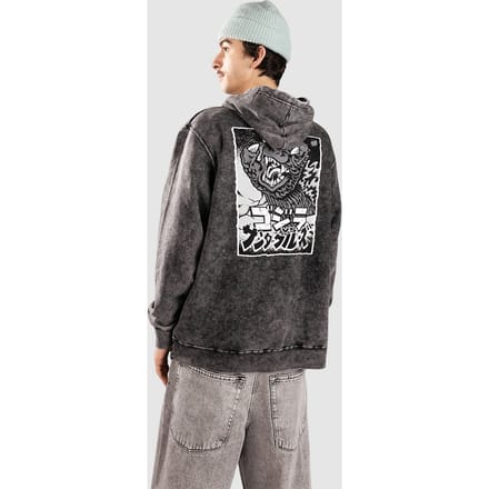 Santa Cruz X Godzilla Hand Hoodie zwart