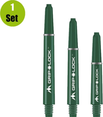 Mission Griplock Shaft Green - Dart Shafts Short