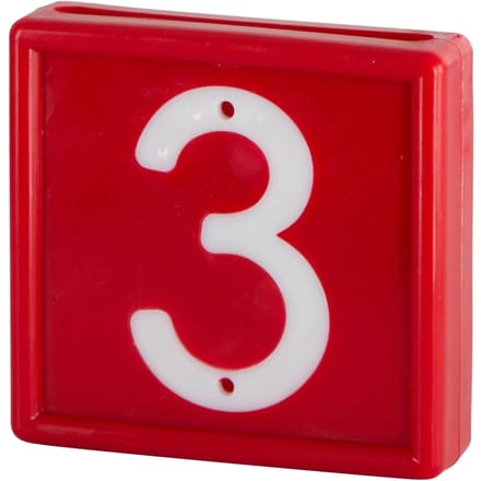 Genummerde markeerkraag om op de armband te schuiven Kerbl N°3 (x10)