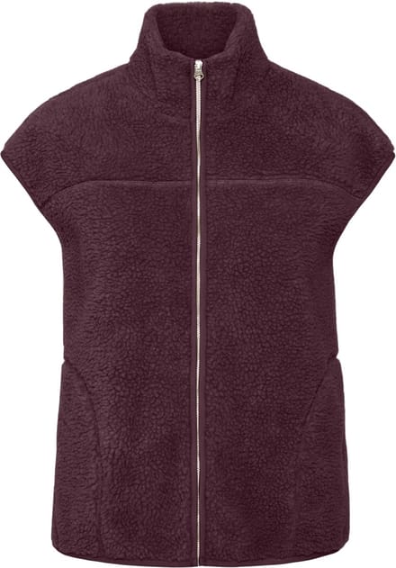PIECES - PCSADIA TEDDY VEST NOOS BC - Dames - Gewatteerde jassen