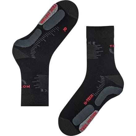 FALKE RU True Motion anti-blaar lyocel functioneel materiaal hardloopsokken heren zwart - maat 42-43