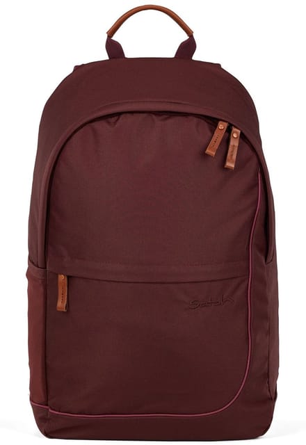 satch Schoolrugzak Rugzak met laptopvak Fly Daypack 18L Pure Ruby Wijnrood