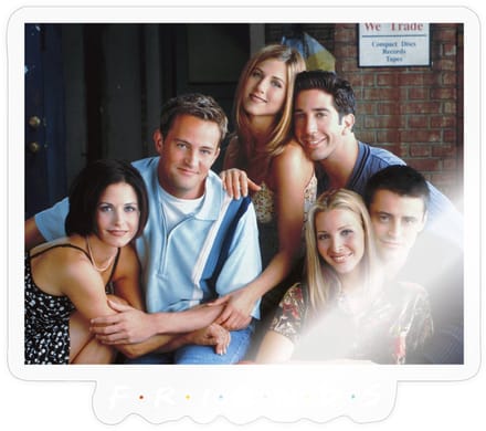 Friends Group Picture Sticker Maat S (max. 10 x 10cm)