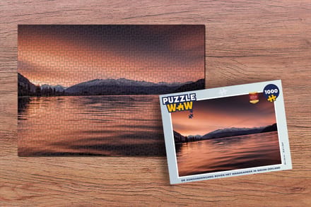 Puzzel Meer - Berg - Lucht - Legpuzzel - Puzzel 1000 stukjes volwassenen
