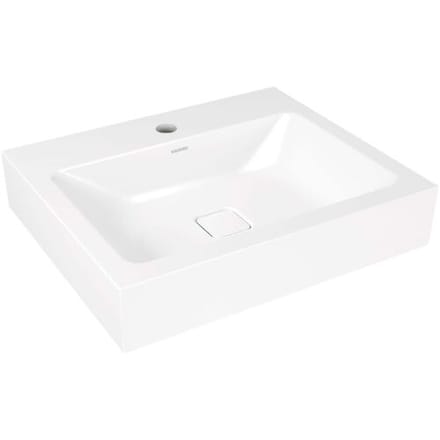 Kaldewei CONO countertop washbasin 3085 with 1 tap hole, 60 cm 902106013001